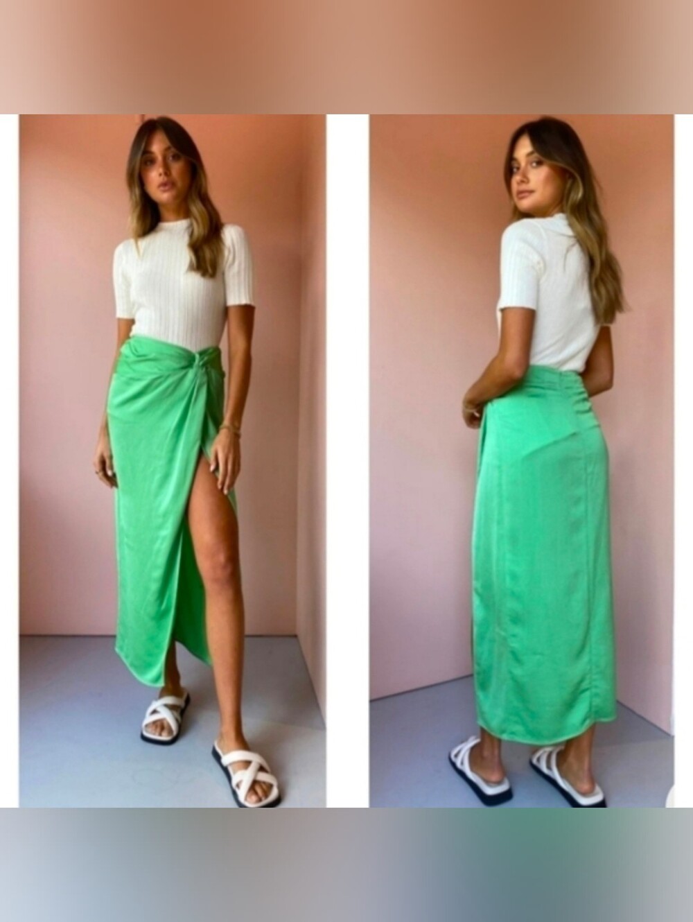 Anna Quan Eyrn Skirt Green